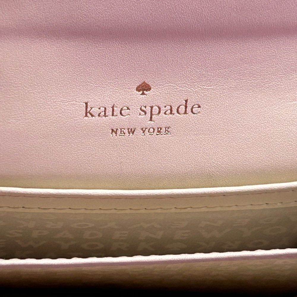 Kate Spade Cedar Street Aqua Blue Small Bi-fold Wallet 4.5” x 3.5” - Picture 9 of 11